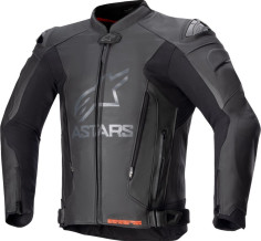 Geaca Moto Piele GP Plus R V4 Black/Black 24