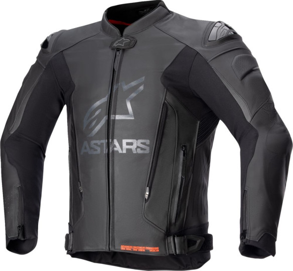 Geaca Moto Piele GP Plus R V4 Black/Black 24