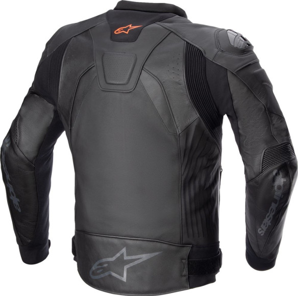 Geaca Moto Piele GP Plus R V4 Black/Black 24