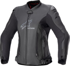 Geaca Moto Piele Dama GP Plus R V4 Black 24