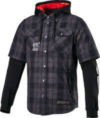Geaca Moto Textila/Camasa Tartan Grey/Black 24