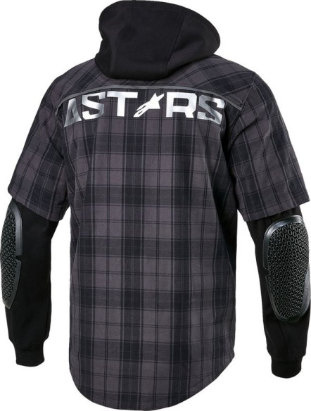 Geaca Moto Textila/Camasa Tartan Grey/Black 24