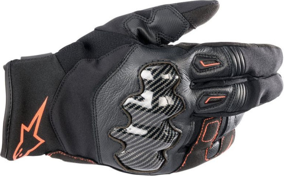 Manusi Moto Piele/Textile SMX-1 Drystar Black/Red 24