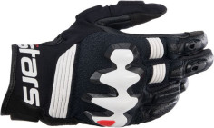 Manusi Moto Piele/Textile Halo Black/White 24