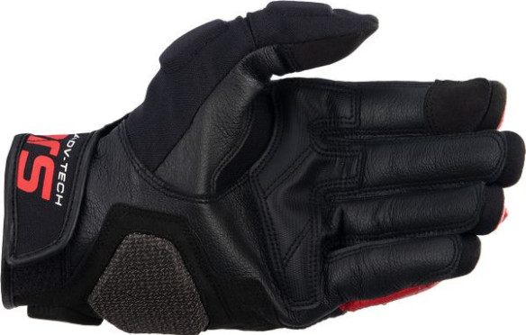 Manusi Moto Piele/Textile Halo Black/White/Red 24