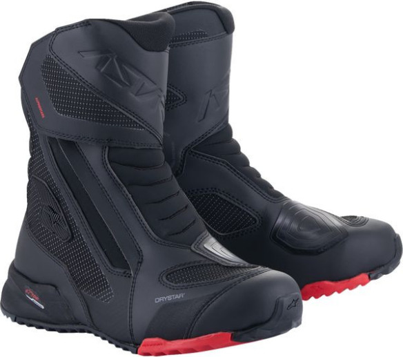 Ghete Moto RT-7 Drystar Black/Red 24