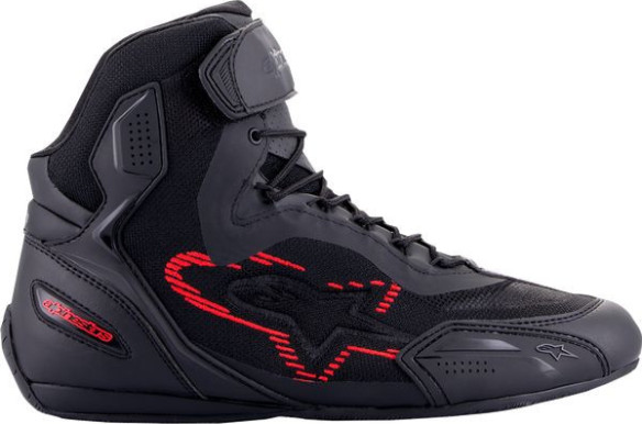 Ghete Moto Faster RideKnit Black/Gray/Red 24