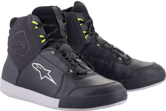 Ghete Moto Chrome Black/Gray/Yellow 24