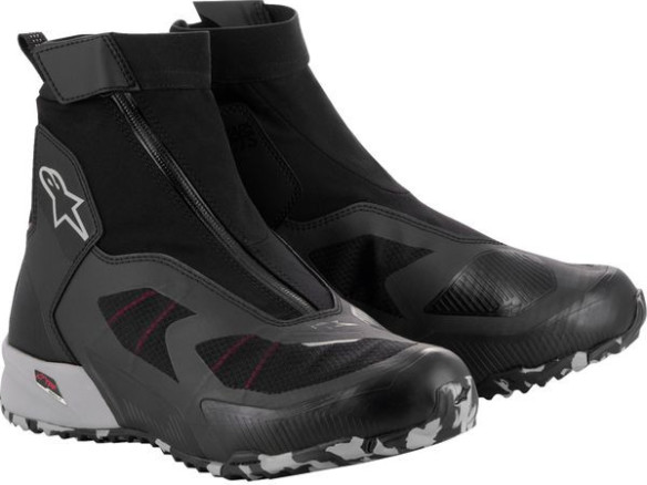 Ghete Moto CR-8 Gore Tex Black/Gray/Red 24