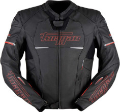 Geaca Moto Piele Nitros Black/Red 6021-108