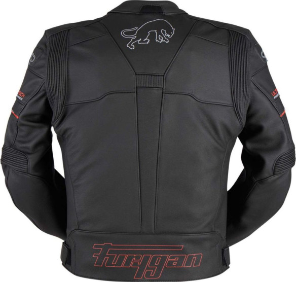 Geaca Moto Piele Nitros Black/Red 6021-108
