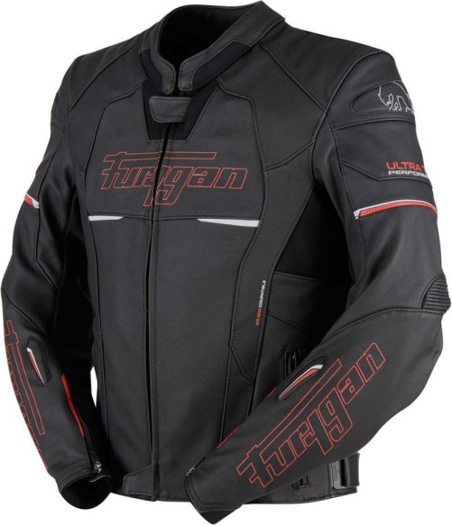 Geaca Moto Piele Nitros Black/Red 6021-108