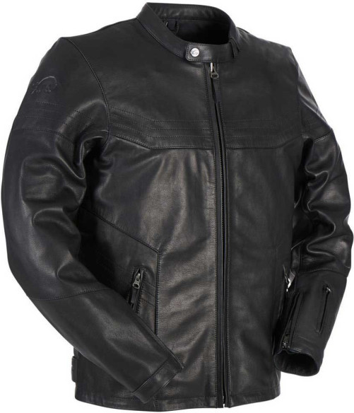 Geaca Moto Piele Allan Black