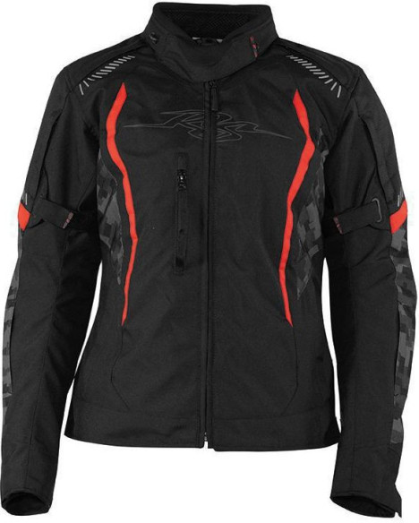Geaca Moto Textilla Ashley Black/Pixel/Red 2024
