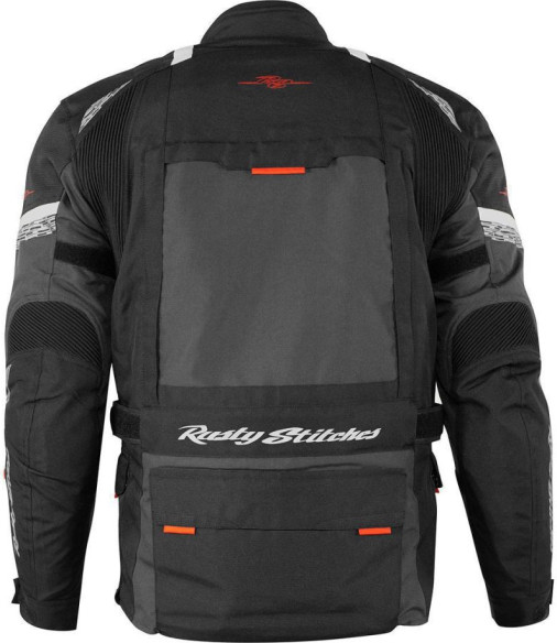 Geaca Moto Textilla Cliff Black/Grey/Red 2024