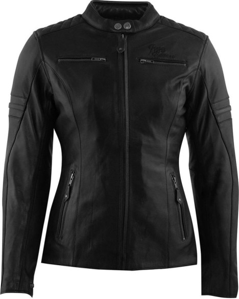 Geaca Moto Piele Dama Joyce V2 Black 2024
