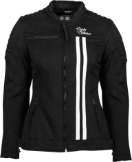 Geaca Moto Textila Dama Lauren V2 Black/White 2024