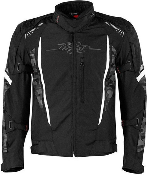 Geaca Moto Texila Pete Black/Pixel White 2024