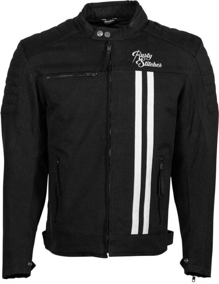 Geaca Moto Texila Ralph V2 Black/White 2024