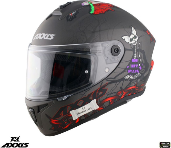 Casca Moto Full-Face/Integrala Draken S A2 Horrorland Matt Titanium 24
