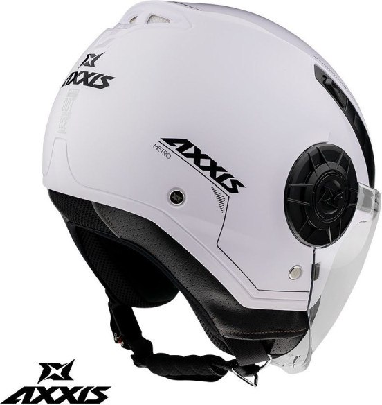 Casca Moto Open-Face/Jet Metro S A0 Glossy White Ece 22.06 24