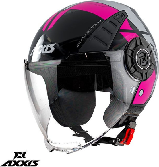 Casca Moto Open-Face/Jet Metro Cool B8 Glossy Fluo Pink 24