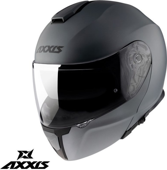 Casca Moto Flip-Up Gecko Sv A2 Matt Titanium 24