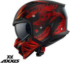 Casca Moto Open-Face/Jet Hunter Sv Oni B5 Matt Red 24