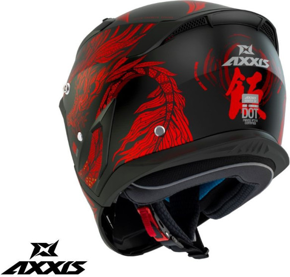 Casca Moto Open-Face/Jet Hunter Sv Oni B5 Matt Red 24