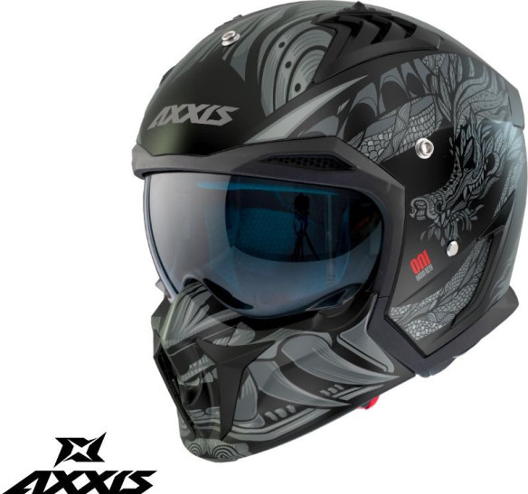 Casca Moto Open-Face/Jet Hunter Sv Oni B2 Matt Grey 24