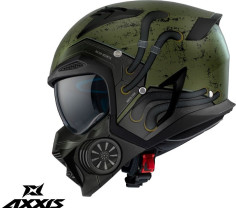 Casca Moto Open-Face/Jet Hunter Sv Toxic C6 Matt Green 24