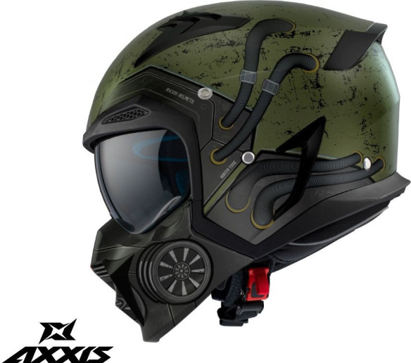 Casca Moto Open-Face/Jet Hunter Sv Toxic C6 Matt Green 24