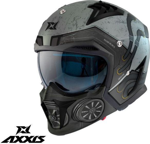 Casca Moto Open-Face/Jet Hunter Sv Toxic C2 Matt Grey 24