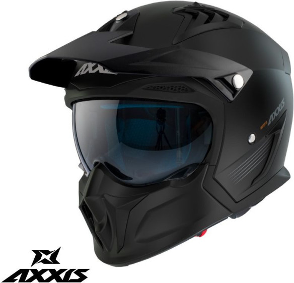 Casca Moto Open-Face/Jet Hunter Sv A1 Solid Matt Black 24