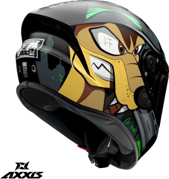 Casca Moto Full-Face/Integrala Draken S B6 Cosa Nostra Glossy Fluo Green 24