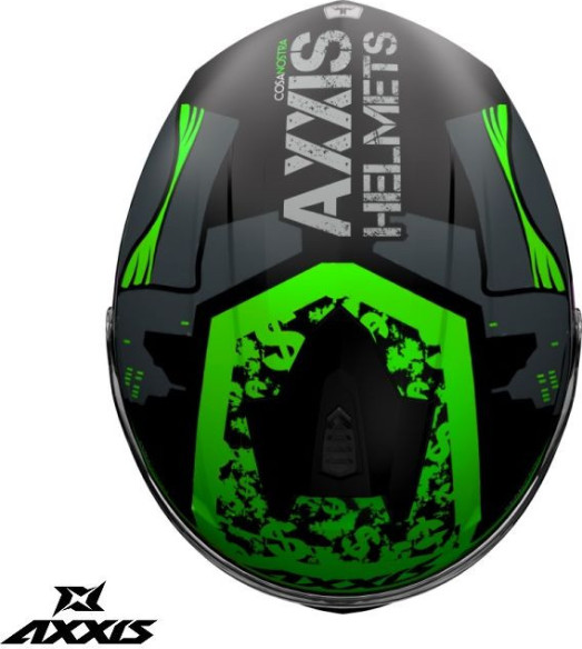 Casca Moto Full-Face/Integrala Draken S B6 Cosa Nostra Glossy Fluo Green 24