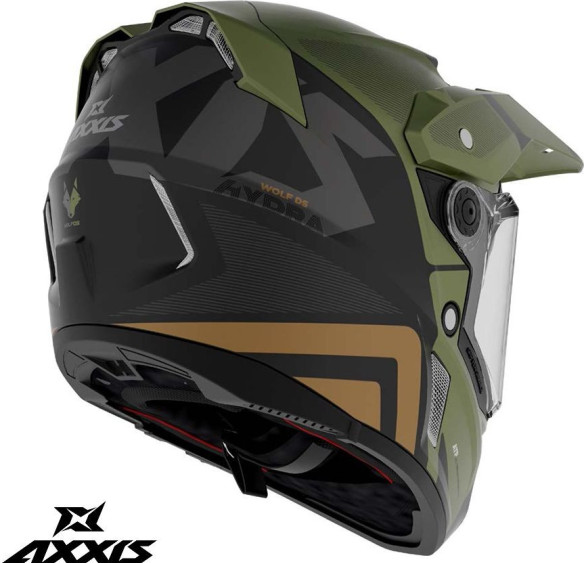 Casca Moto Adventure/Touring Wolf Ds Hydra B6 Matte Green 24