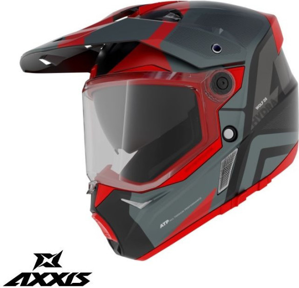 Casca Moto Adventure/Touring Wolf Ds Hydra B5 Matte Red 24
