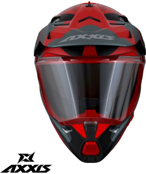 Casca Moto Adventure/Touring Wolf Ds Hydra B5 Matte Red 24