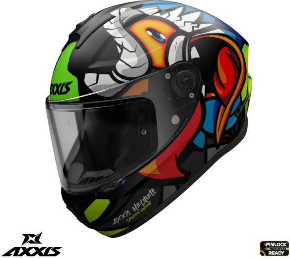Casca Moto Full-Face/Integrala Draken S Parrot A1 Matt Black 24