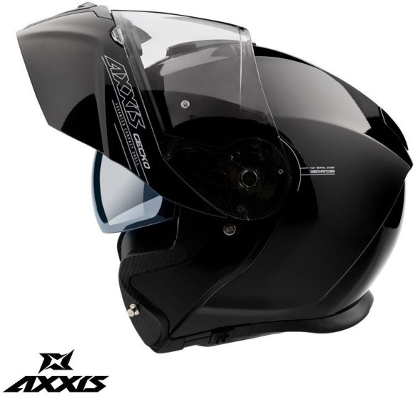 Casca Moto Flip-Up Gecko Sv A1 Glossy Black 24