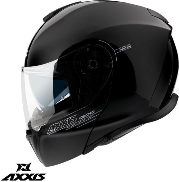 Casca Moto Flip-Up Gecko Sv A1 Glossy Black 24