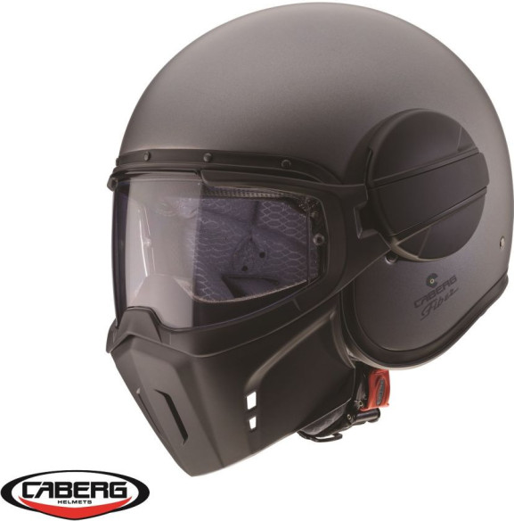 Casca Moto Open-Face/Jet Ghost Matt Gun Metal 24