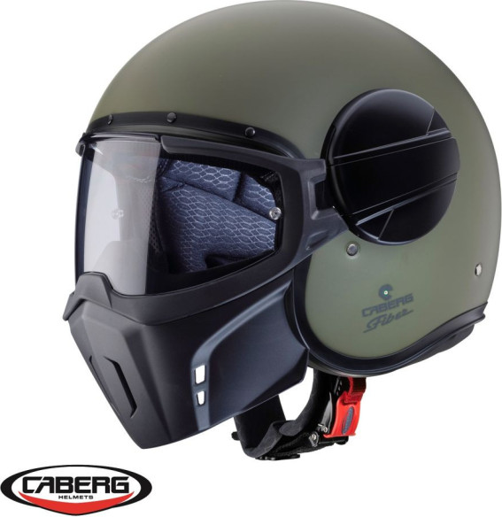 Casca Moto Open-Face/Jet Ghost Matt Military Green 24
