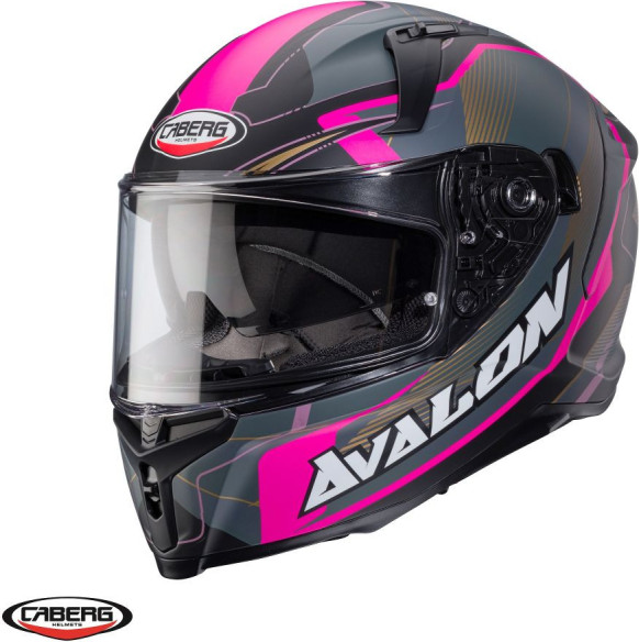 Casca Moto Full-Face/Integrala Avalon X SV Optic L9 Matt Black/Pink 24