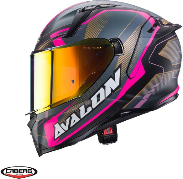 Casca Moto Full-Face/Integrala Avalon X SV Optic L9 Matt Black/Pink 24