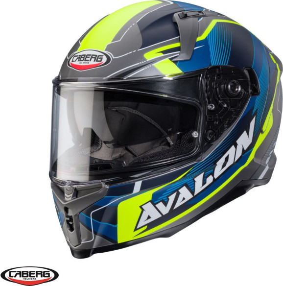 Casca Moto Full-Face/Integrala Avalon X SV Optic L8 Matt Grey/Blue/Yellow 24