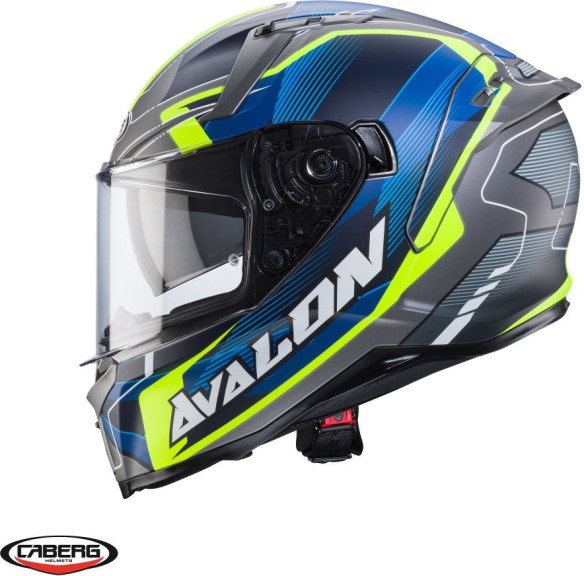 Casca Moto Full-Face/Integrala Avalon X SV Optic L8 Matt Grey/Blue/Yellow 24