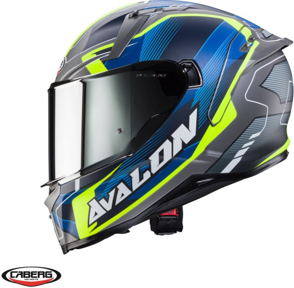 Casca Moto Full-Face/Integrala Avalon X SV Optic L8 Matt Grey/Blue/Yellow 24