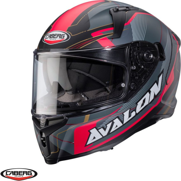 Casca Moto Full-Face/Integrala Avalon X SV Optic L7 Matt Black/Red 24